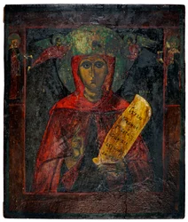 Cristo pantocrátor, c. 1850 (pintura sobre panel)