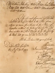 Orden de ejecución para los piratas condenados