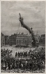 Destrucción de la Columna Vendome durante la Comuna