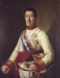ELIO, Francisco Javier de (1767-1822). Militar absolutista español, gobernador de Montevideo (pintura)