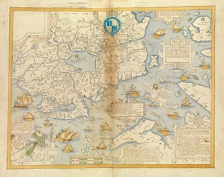 Parte oriental del Ulster, c.1594-1603 (sobre lino)