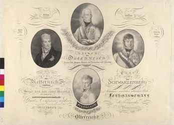 El emperador Francisco I y otros
