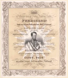 Emperador de Austria Fernando I (imprimir)