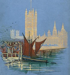 Portada del libro London Pictures, publicado en 1890