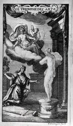 Frontispicio de “El Triunfo de las Artes” Libreto de Antoine Houdar de La Motte (1672 -1731) Música de Michel de la Barre. 1700
