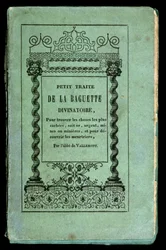 Frontispicio del libro "Tratado de la varilla adivinatoria" por el Abad de Vallemont