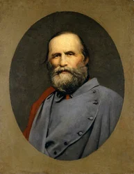 Pintura anónima de Giuseppe Garibaldi. Milán, Museo del Risorgimento