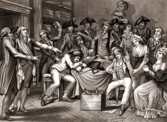Interior del Comité Revolucionario. c. 1794
