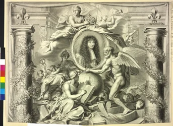 Rey de Francia Luis XIV (huella)