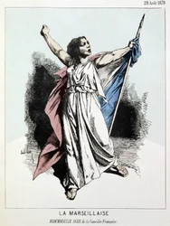 La Marsellesa: Señorita Agar de la Comédie Française