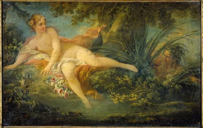 La Nymphe surprise, según Boucher