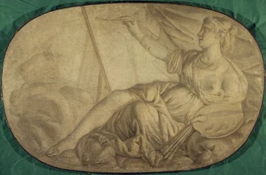 La Peinture (alegoría, pintura decorativa para el Hôtel La Rivière luego Canillac