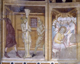 Vida de Cristo, detalle: Flagelación, Iglesia de Sant
