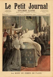 Luis Felipe de Orleans (1838-1894) en su lecho de muerte