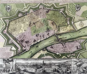 Mapa de Frankfurt