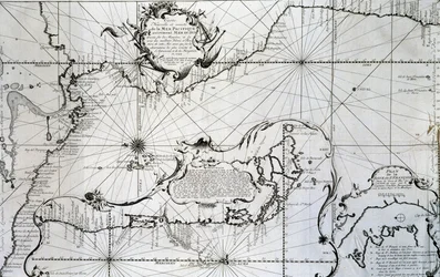 Mapa del Océano Pacífico