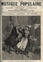 Marie Justine Benoite Duronceray, llamada Madame Favart, y Rochart en 