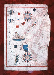Mapa del Mediterráneo: Barcelona y Lepanto