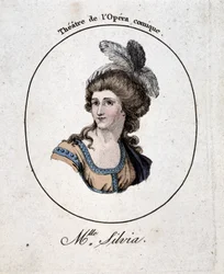Señorita Silvia, actriz de la Opera Comique, s. XVIII