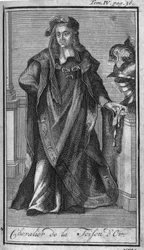 Órdenes de Caballería. Caballero de la Orden del Toisón de Oro en España en el siglo XV. En "Historia de órdenes militares o caballeros, de las milicias seculares y regulares de ambos sexos, que se han establecido hasta ahora. Edición tomada de Abbe Giusti