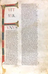 Página con el incipit del Primer Libro de Samuel