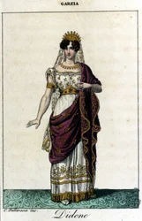 Pauline Viardot - García (1821-1910), cantante francesa en el papel de Didon. Ópera 