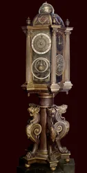Reloj planetario (máquina astronómica). Siglo XVI. Museo Guimet