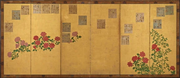 Papel de poemas y rosas