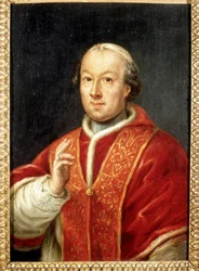 Papa Pío VI (1717-1799). Pintura anónima. Roma, Museo del Risorgimento