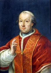 Papa Pío VI (1717-1799). Pintura anónima. Roma, Museo del Risorgimento