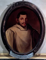 Retrato de Adriano Banchieri (1568-1634) compositor italiano, teórico musical, organista y poeta. Pintura anónima. Siglo XVII Bolonia, Conservatorio G. Rossini