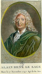 Retrato de Alain Rene Lesage