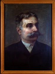 Retrato de Alessandro Busi, compositor italiano