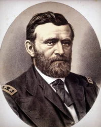 Retrato del general y estadista estadounidense Ulysses Simpson Grant (1822 - 1885)