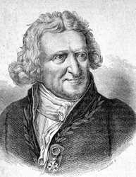 Retrato de Antoine Augustin Parmentier (1737 - 1813), farmacéutico militar y agrónomo francés - en "Les Contemporains", s.f. finales del siglo XIX