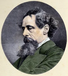 Retrato de Charles Dickens (1812-1870), escritor inglés