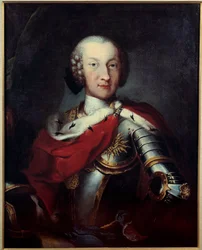 Retrato de Carlos Manuel III (1701-1773) Duque de Saboya, Rey de Cerdeña, Gran Maestre de la Anunciada