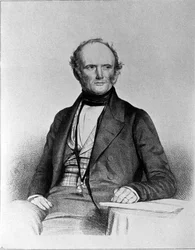 Retrato de Charles Lyell (1797 - 1875), geólogo escocés