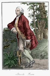 Retrato de David Hume, filósofo escocés (1711-1776)