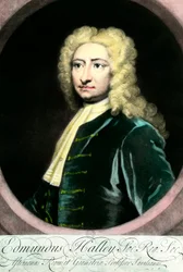 Retrato de Edmond Halley