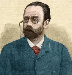 Retrato de Émile Zola (1840-1902) escritor francés.