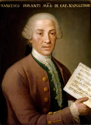 Retrato de Francesco Durante (1684-1755), organista y maestro de la capilla napolitana. Pintura anónima. Siglo XVIII Bolonia, Museo Bibliográfico Musicale