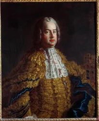 Retrato de Francisco III (1708-1765) esposo de María Teresa de Austria. Pintura anónima del siglo XVIII. Nancy, Museo Histórico Lorena