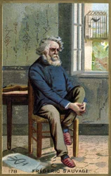 Retrato de Frédéric Sauvage (1786 - 1857), inventor francés.