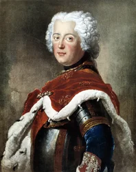 Retrato de Federico II El Grande (1712-1786), Rey de Prusia