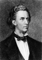 Retrato de Frédéric Chopin (1810 - 1849), compositor polaco.