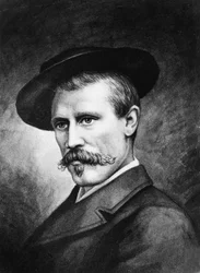 Retrato de Fridtjof Nansen (1861-1930), explorador noruego en 1897