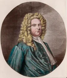 Retrato de Friedrich Handel