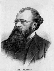 Retrato del director de orquesta alemán Hans Richter (1843 - 1916).