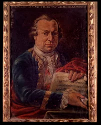 Retrato de Giacomo Carcani, compositor italiano (pintura)